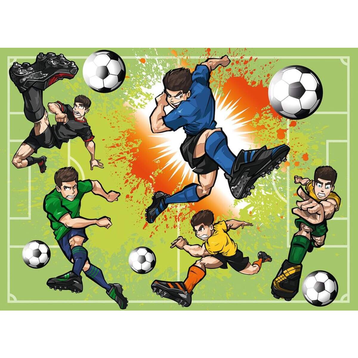 Ravensburger XXL Puzzle Im Fußballfieber 100 Teile