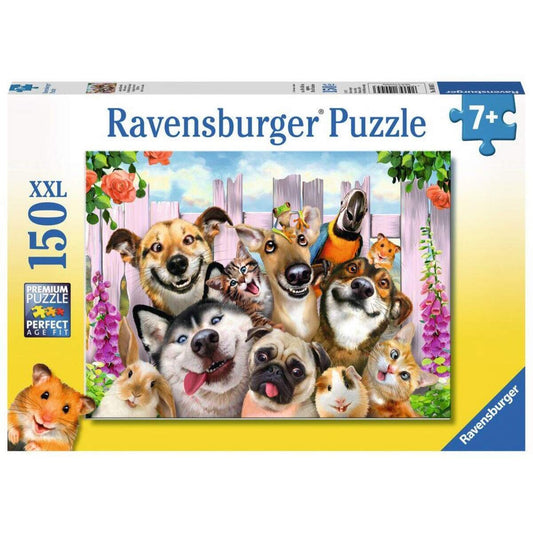 Ravensburger XXL Puzzle Lustiges Tierselfie, 150 Teile