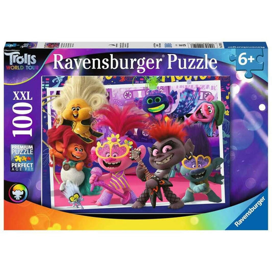 Ravensburger XXL Puzzle Trolls 2 Unsere Lieblingslieder, 100 Teile