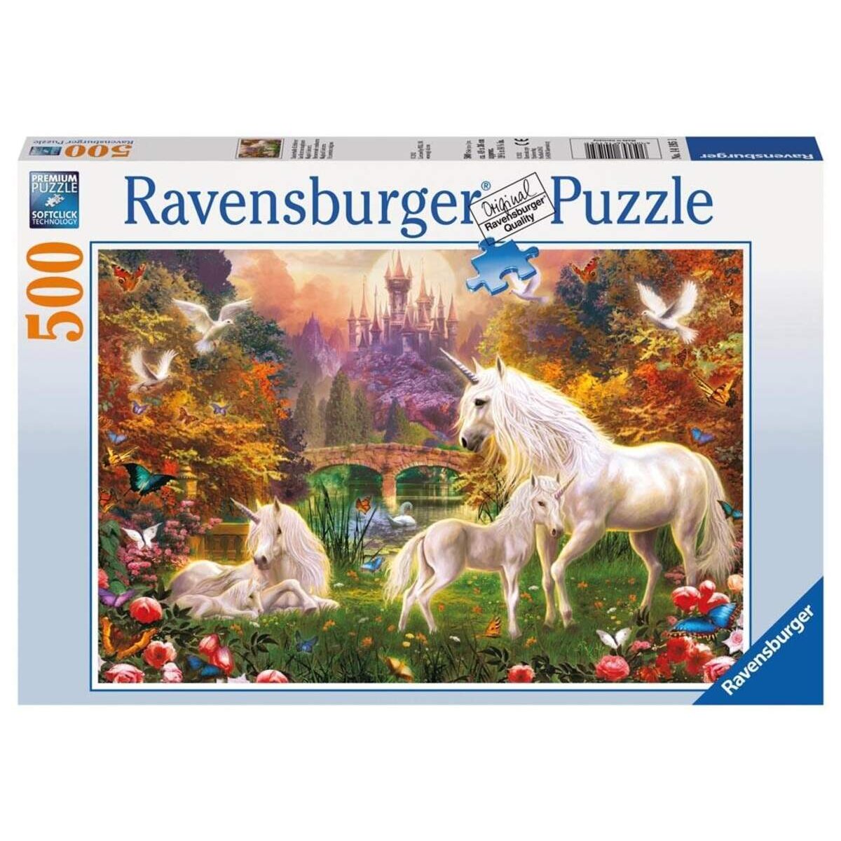 Ravensburger Zauberhafte Einhörner Puzzle, 500 Teile