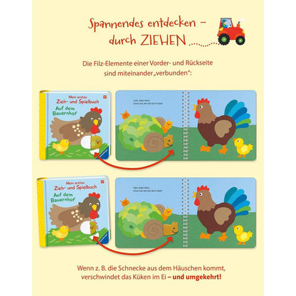 Ravensburger Zieh- und Spielbuch: Auf dem Bauernhof