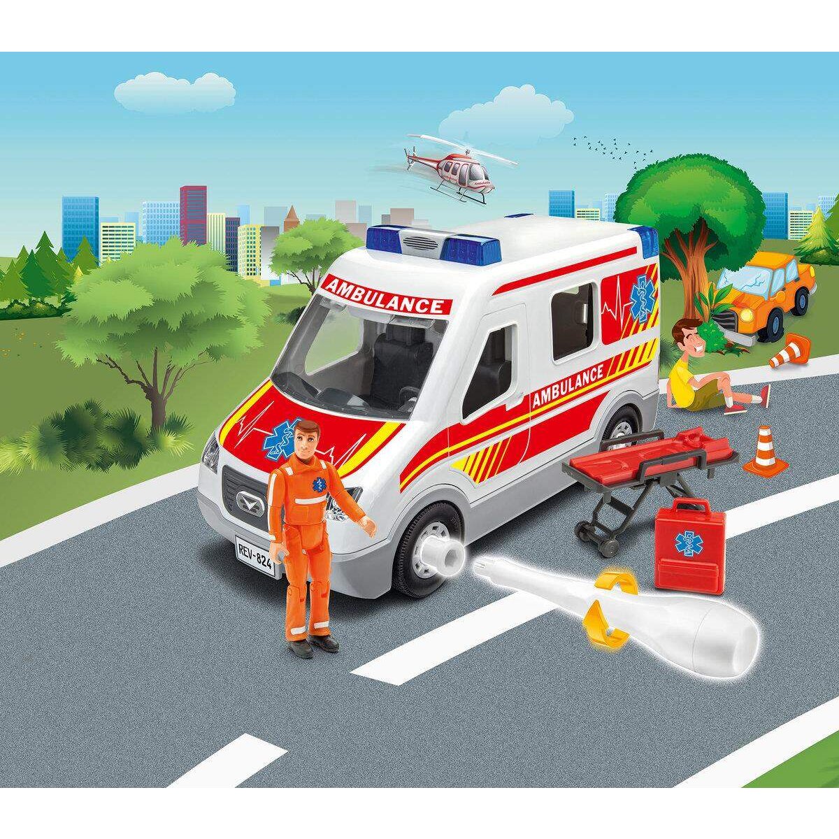 Revell Junior Kit Rettungswagen mit Figur