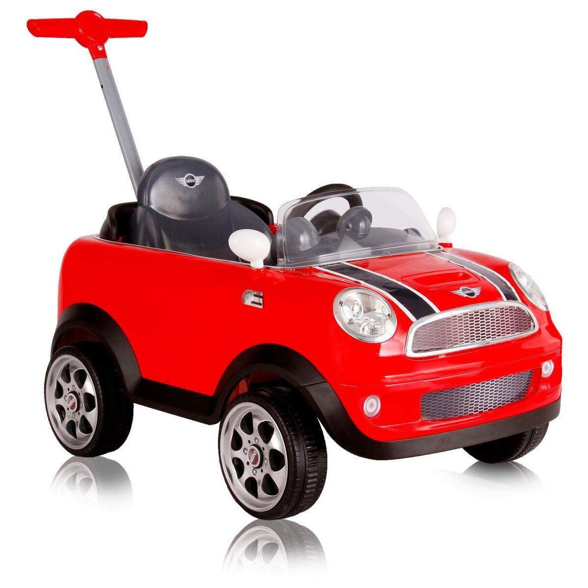 Rollplay Aufsitzfahrzeug Mini Cooper Push Auto, Pedal, rot