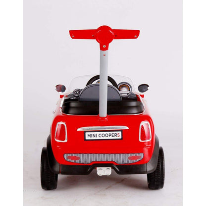 Rollplay Aufsitzfahrzeug Mini Cooper Push Auto, Pedal, rot