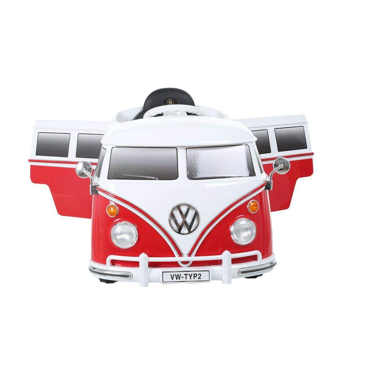 Rollplay Aufsitzfahrzeug VW Bus T1 Type 2 , 6V, RC, rot