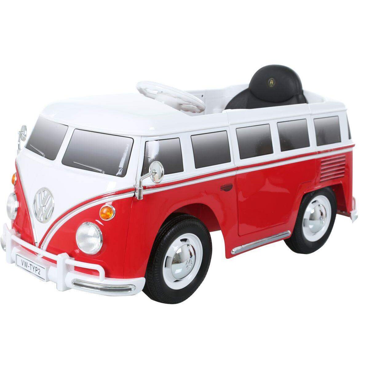 Rollplay Aufsitzfahrzeug VW Bus T1 Type 2 , 6V, RC, rot