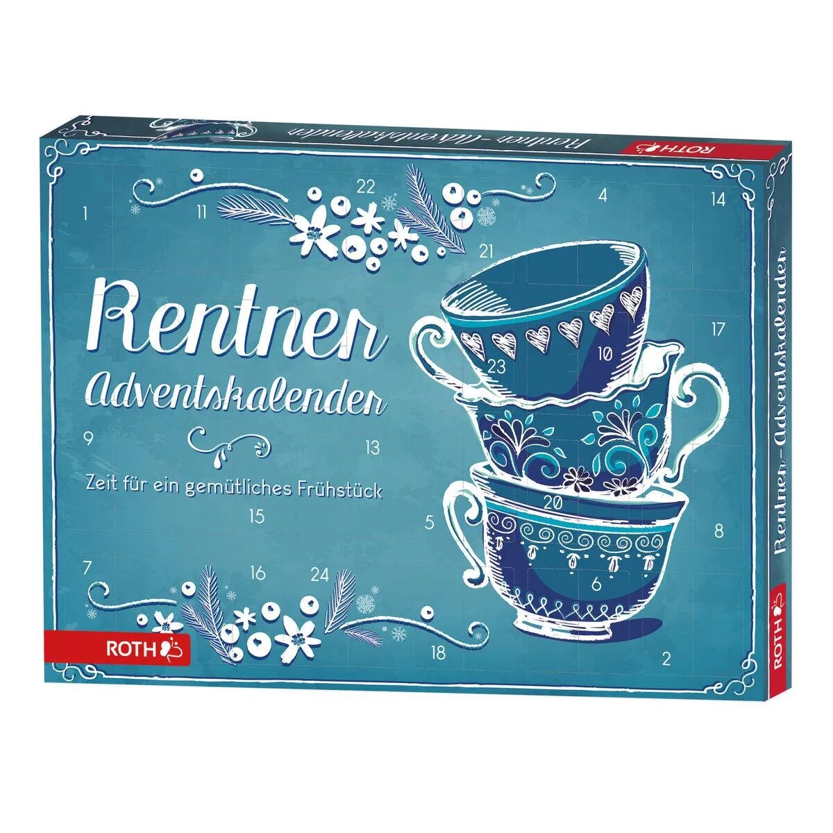 Roth Adventskalender Rentner, 24 Frühstücks- und Genussartikel