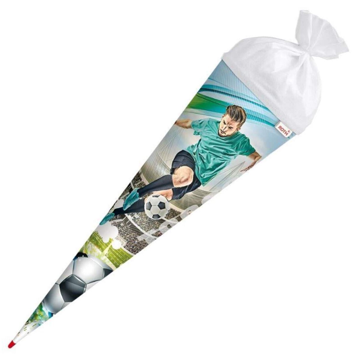 Roth Schultüte Fußballstar, rund, 70cm