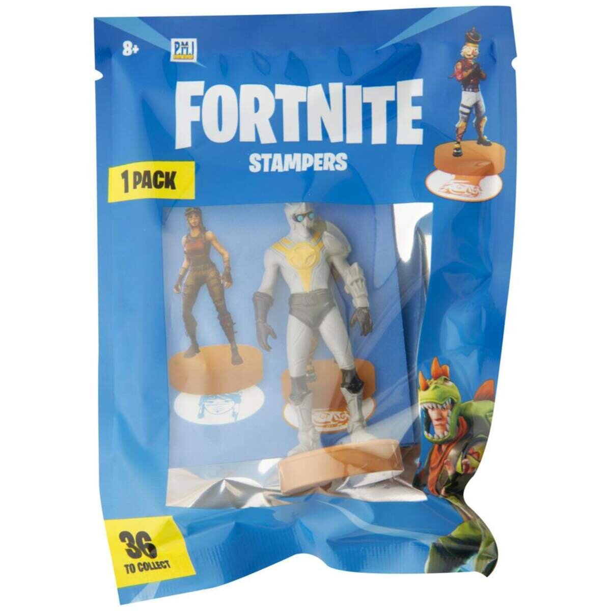 Sambro Fortnite 3D Sammelfiguren mit Stempel, Serie 2, 1 Stück, sortiert