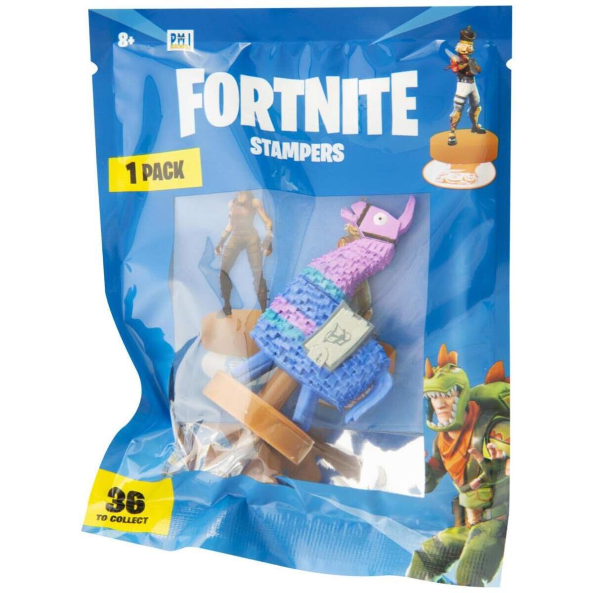 Sambro Fortnite 3D Sammelfiguren mit Stempel, Serie 2, 1 Stück, sortiert