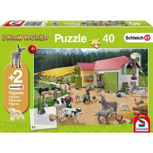 Schmidt Spiele Puzzle - Farm World Puzzle Ein Tag auf dem Bauernhof