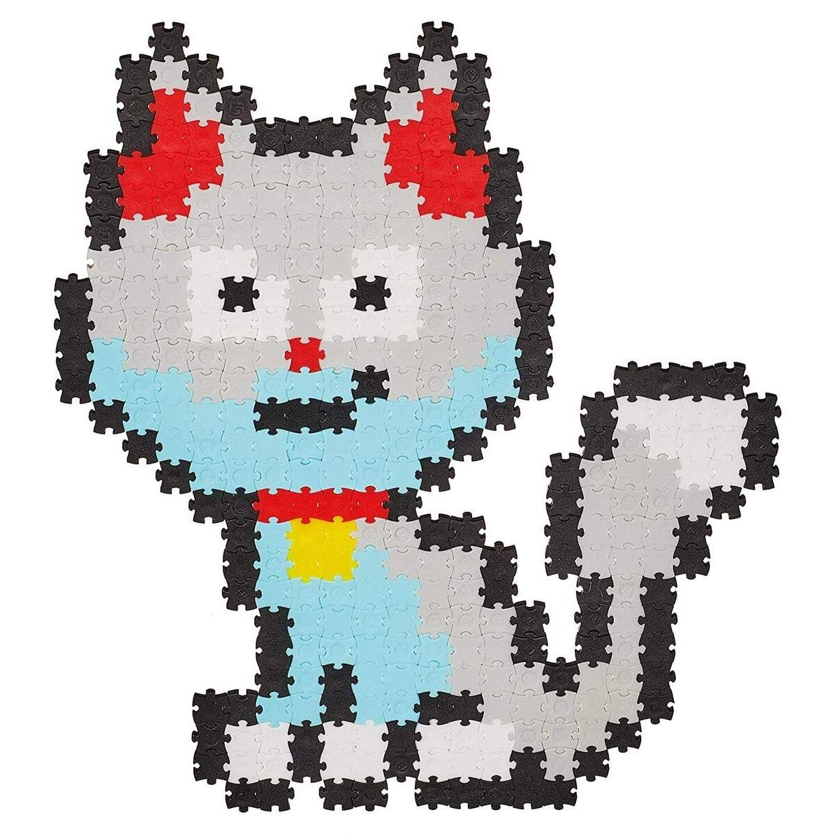 Schmidt Spiele Puzzle - Jixels Katze, 350 Teile, 1 Motiv mit Designvorlage