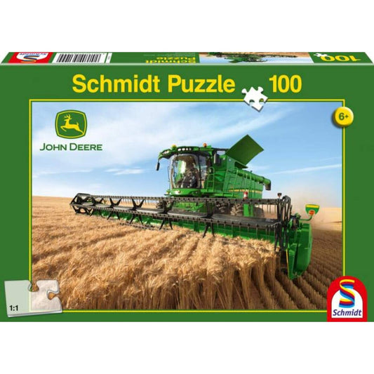 Schmidt Spiele Puzzle - John Deere Mähdrescher S690, 100 Teile