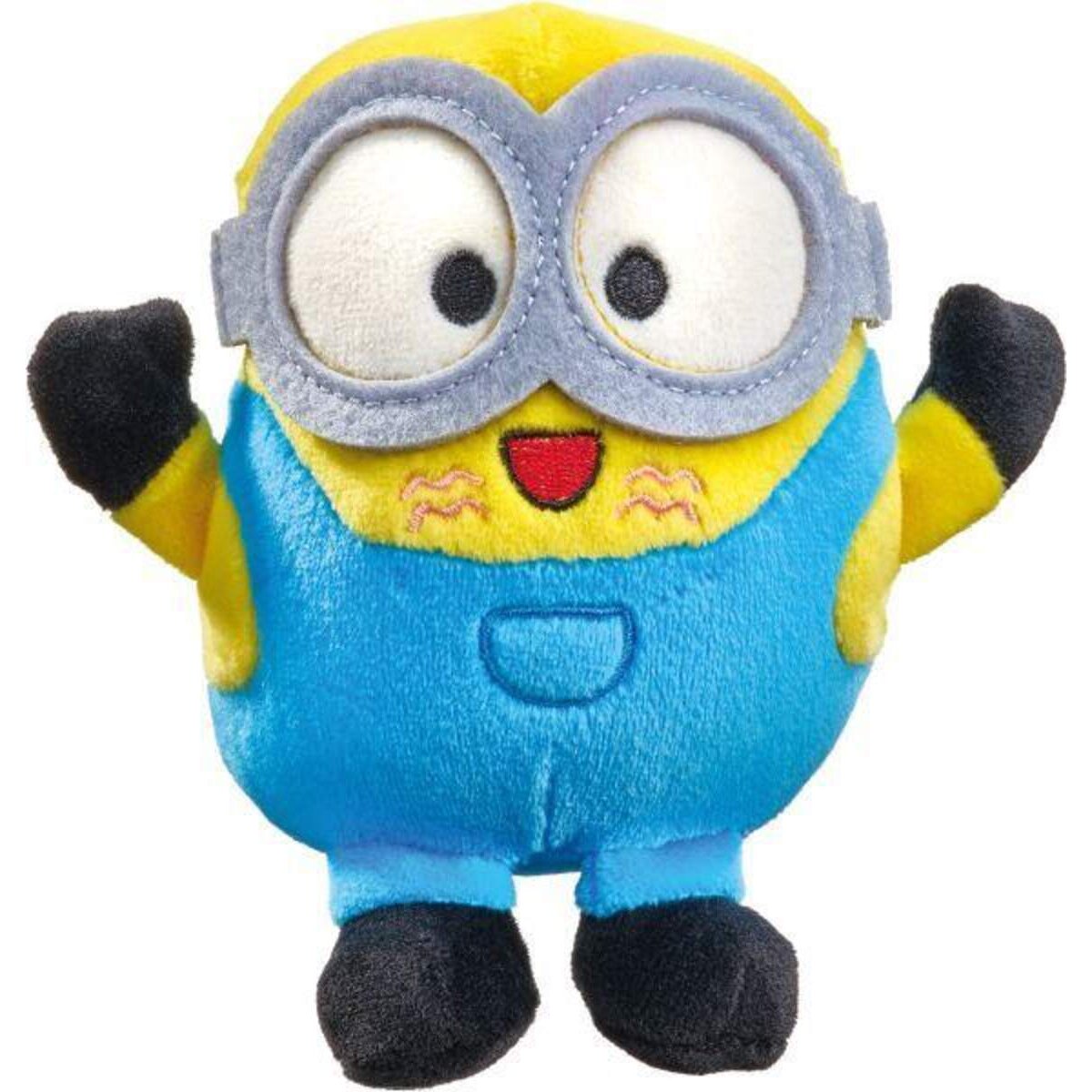 Schmidt Spiele Plüsch Dreamworks Minions, Bob, frech, 14 cm