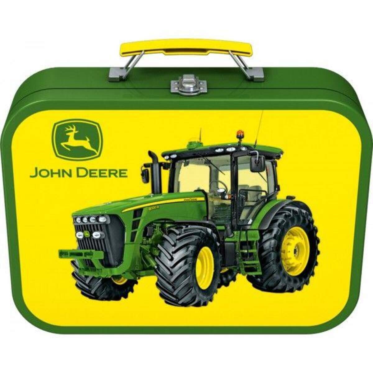 Schmidt Spiele Puzzle - PuzzleBox im Metallkoffer John Deere, 4 Puzzle