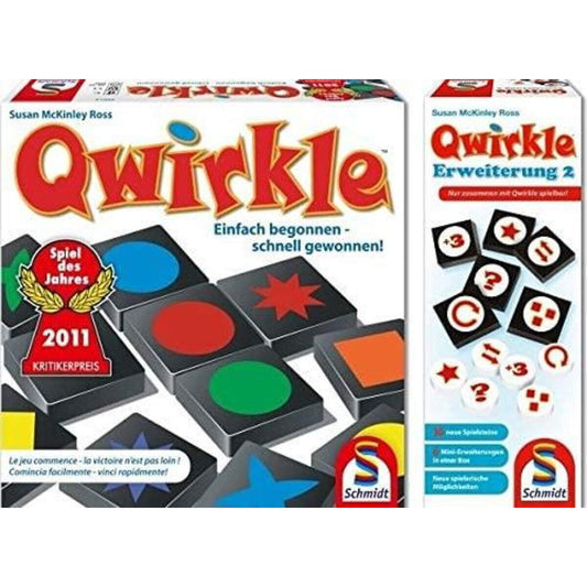 Schmidt Spiele Qwirkle Grundspiel + Erweiterung 2