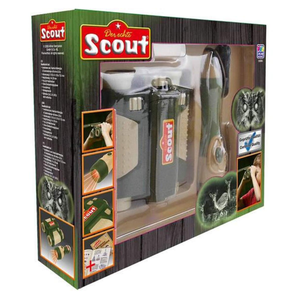 Scout Nachtsichtgerät bestehend aus Nachtsichtglas und Taschenlampe