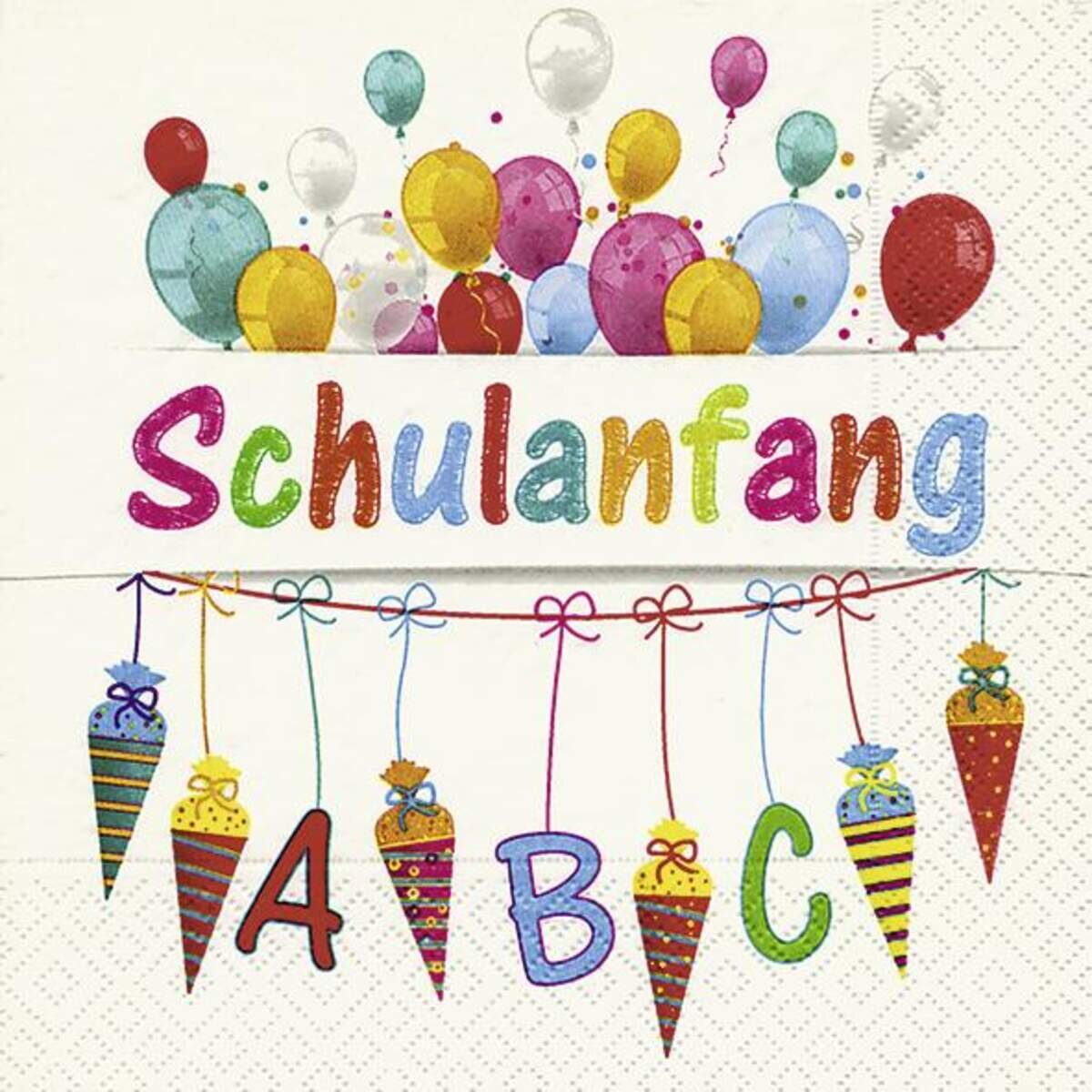 Servietten Schulanfang