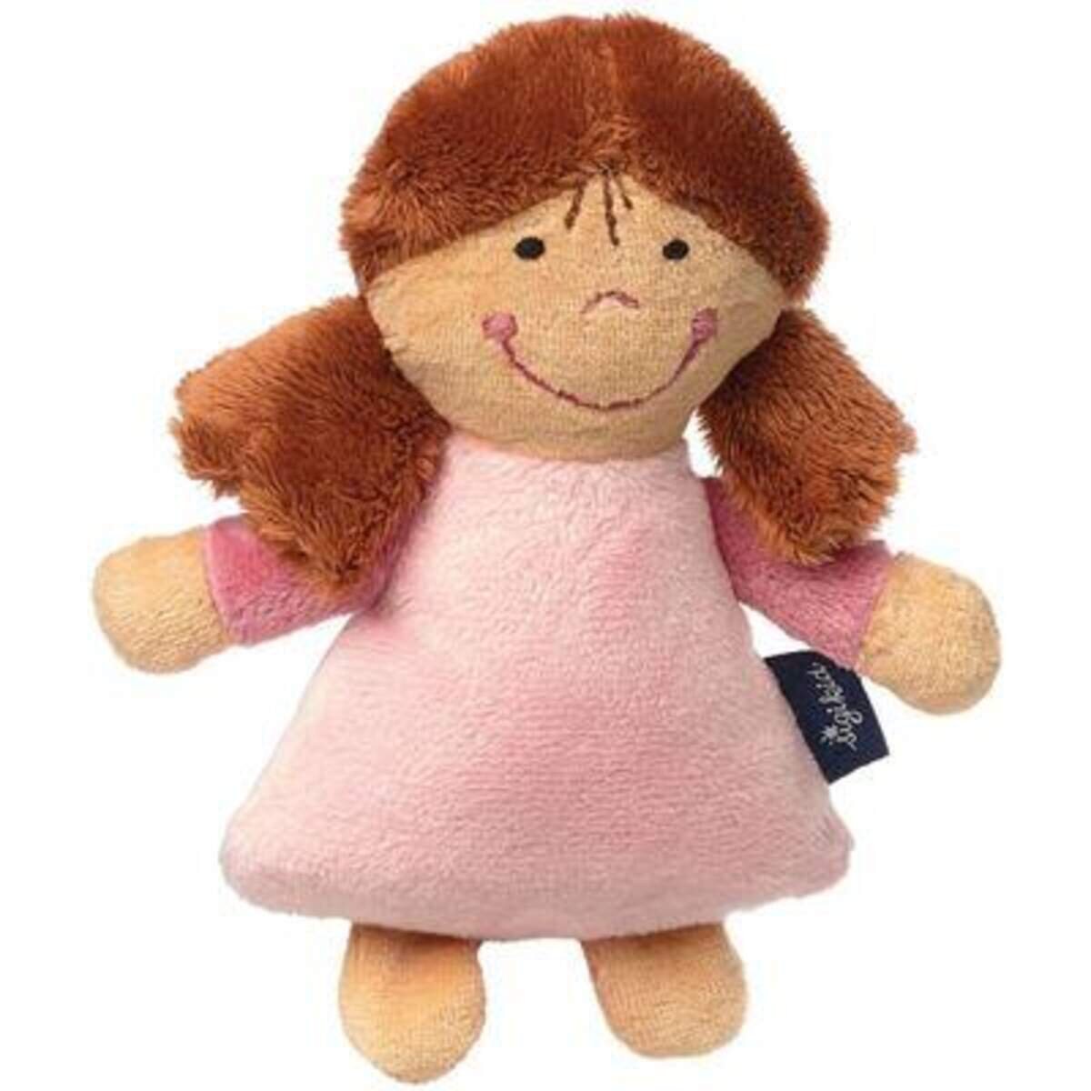 Sigikid Blue Collection Rassel Puppe, rosa