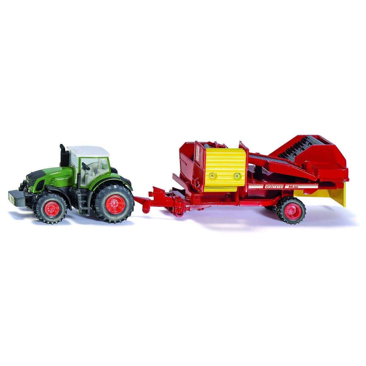 SIKU 1808 Traktor mit Kartoffelroder