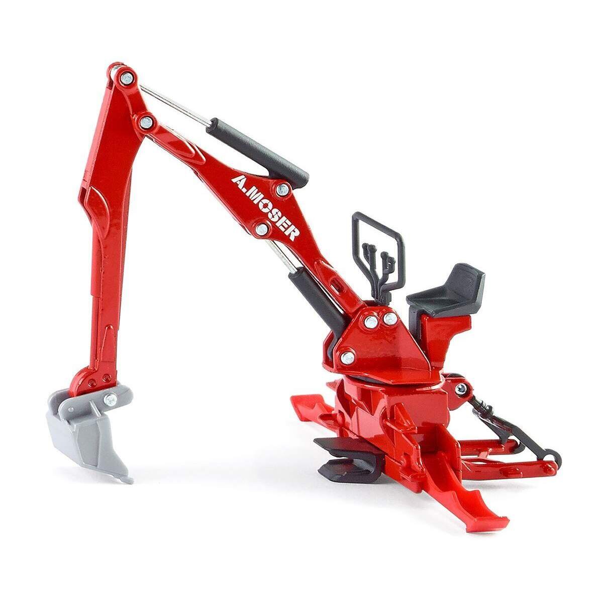 SIKU 2066 Moser Heckbagger für Traktoren