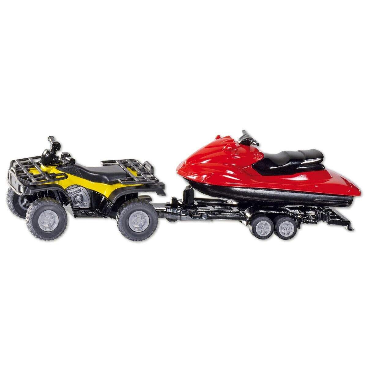 SIKU 2314 Quad mit Anhänger und Jet-Ski