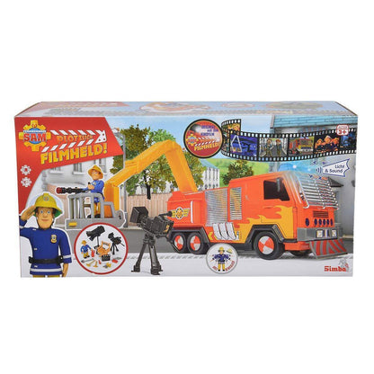 Simba Feuerwehrmann Sam Hollywood Jupiter Feuerwehrauto mit Sam Figur & Zubehör
