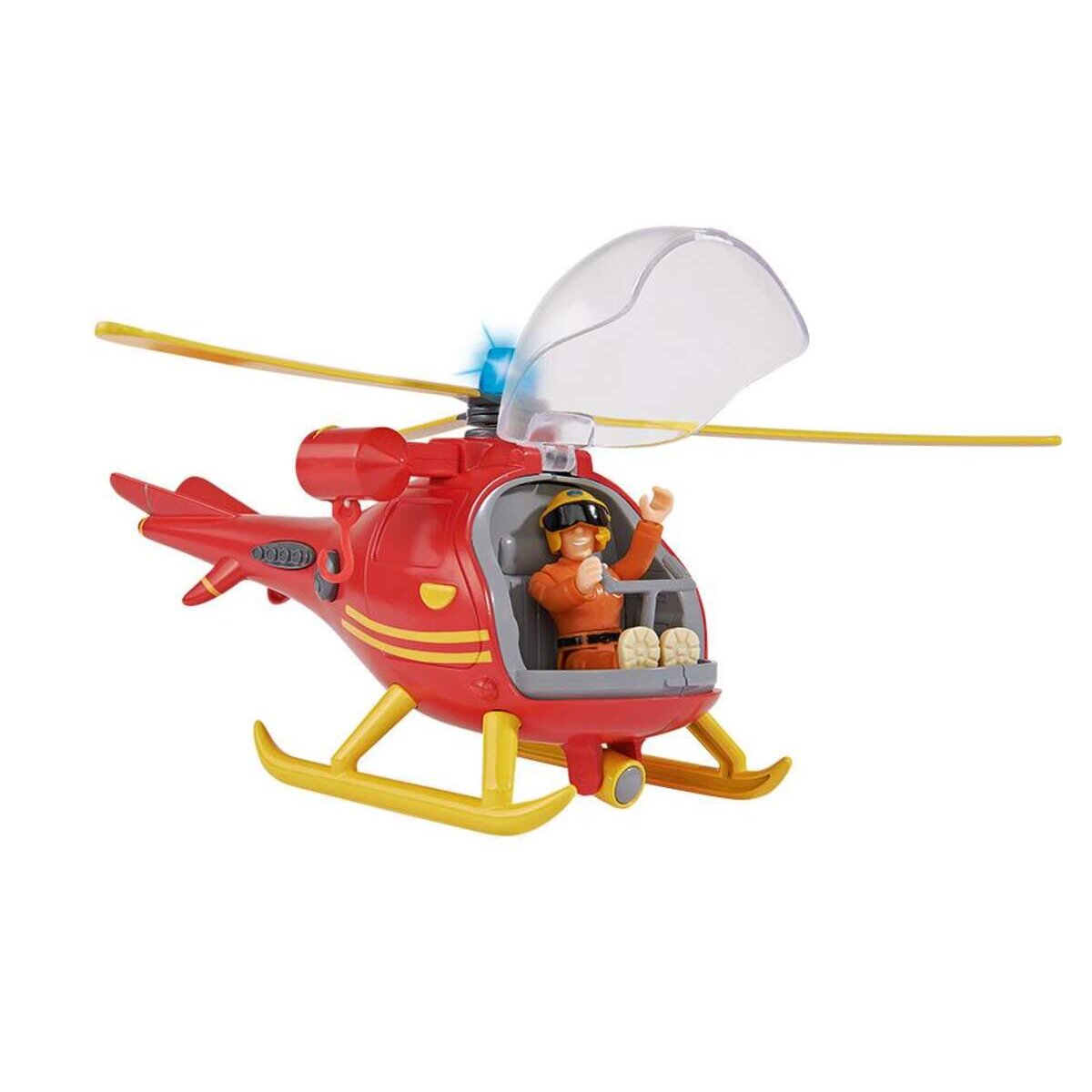 Simba Feuerwehrmann Sam Hubschrauber mit Figur, ca. 24cm