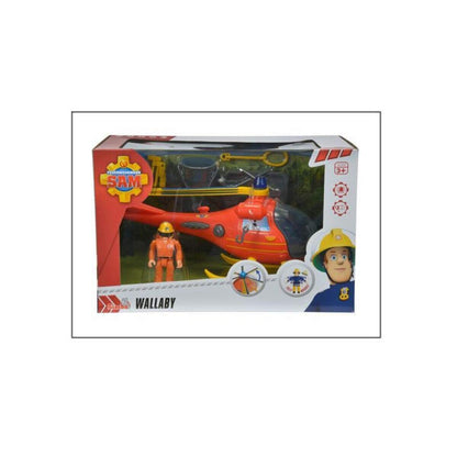 Simba Feuerwehrmann Sam Hubschrauber mit Figur, ca. 24cm