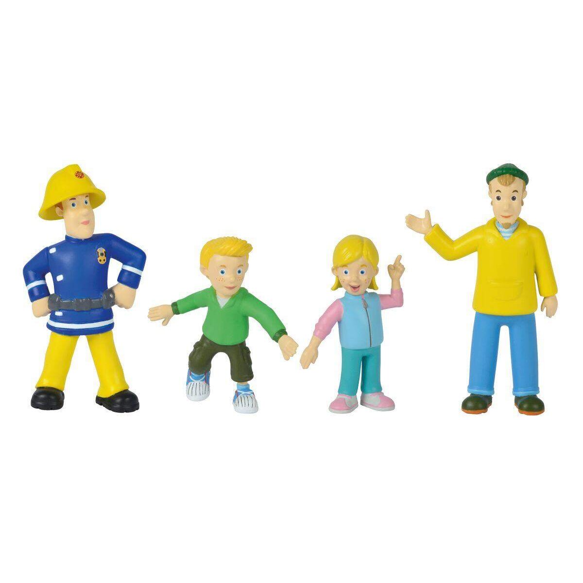 Simba Feuerwehrmann Sam Sammelfiguren Serie 1, 4 Figuren