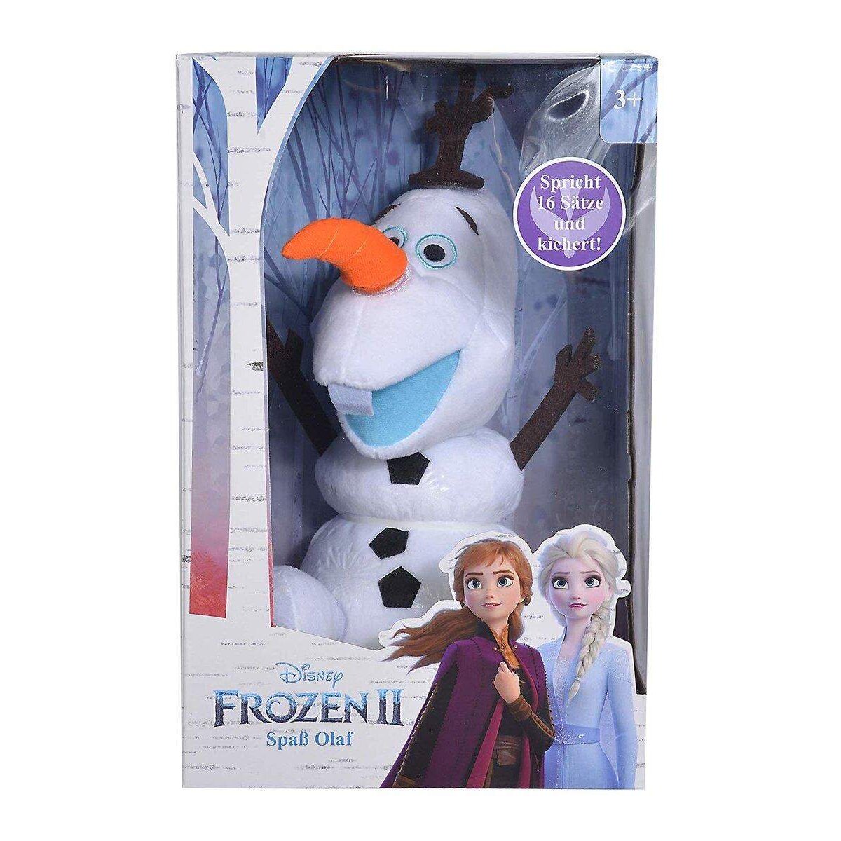 Simba Disney Frozen 2 Activity Plüsch Olaf sprechend, 30 cm