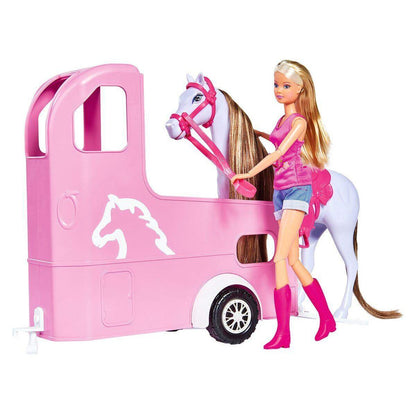 Simba Steffi Love Pferdeanhänger mit Pferd