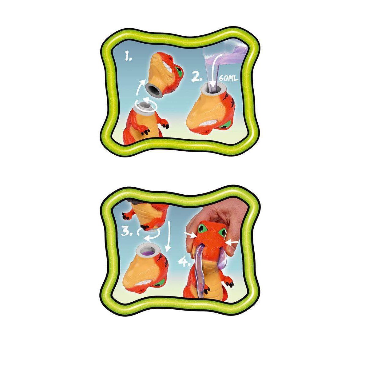 Simba T-Rotz Dino mit Slime, ca. 16 cm