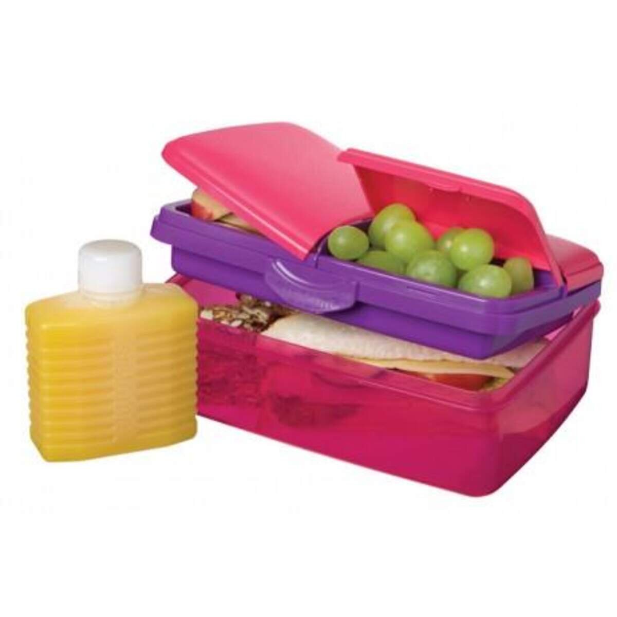 Sistema Lunchbox Quaddie mit Trinkflasche, sortiert