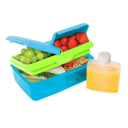 Sistema Lunchbox Quaddie mit Trinkflasche, sortiert