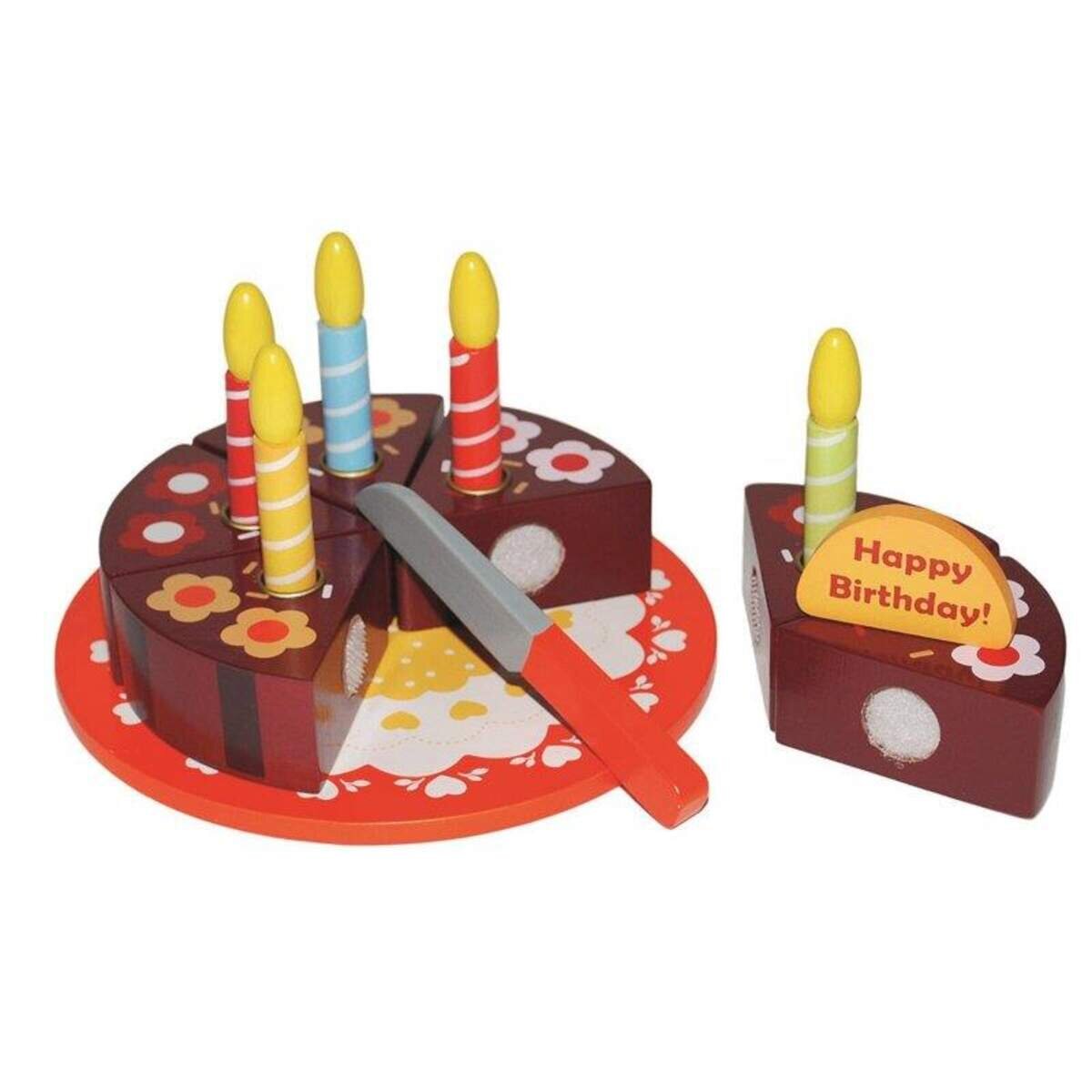 SIVA Kaufladen-Torte Holz zum Schneiden