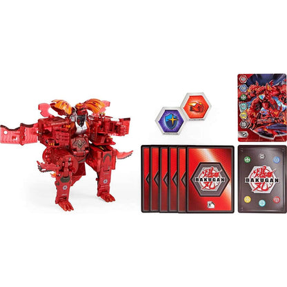 Spin Master Bakugan Geoforge Dragonoid mit 6 Geogan und 1 exklusiven Metall Dragonoid Bakugan