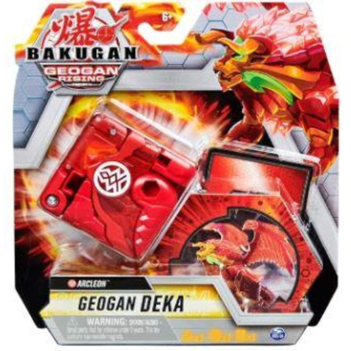 Spin Master Bakugan Rising' Deka Jumbo Geogan, 1 Stück, 3-fach sortiert