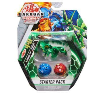 Spin Master Bakugan Starter Pack mit 3 Geogan Rising Bakugan, 1 Stück, 3-fach sortiert