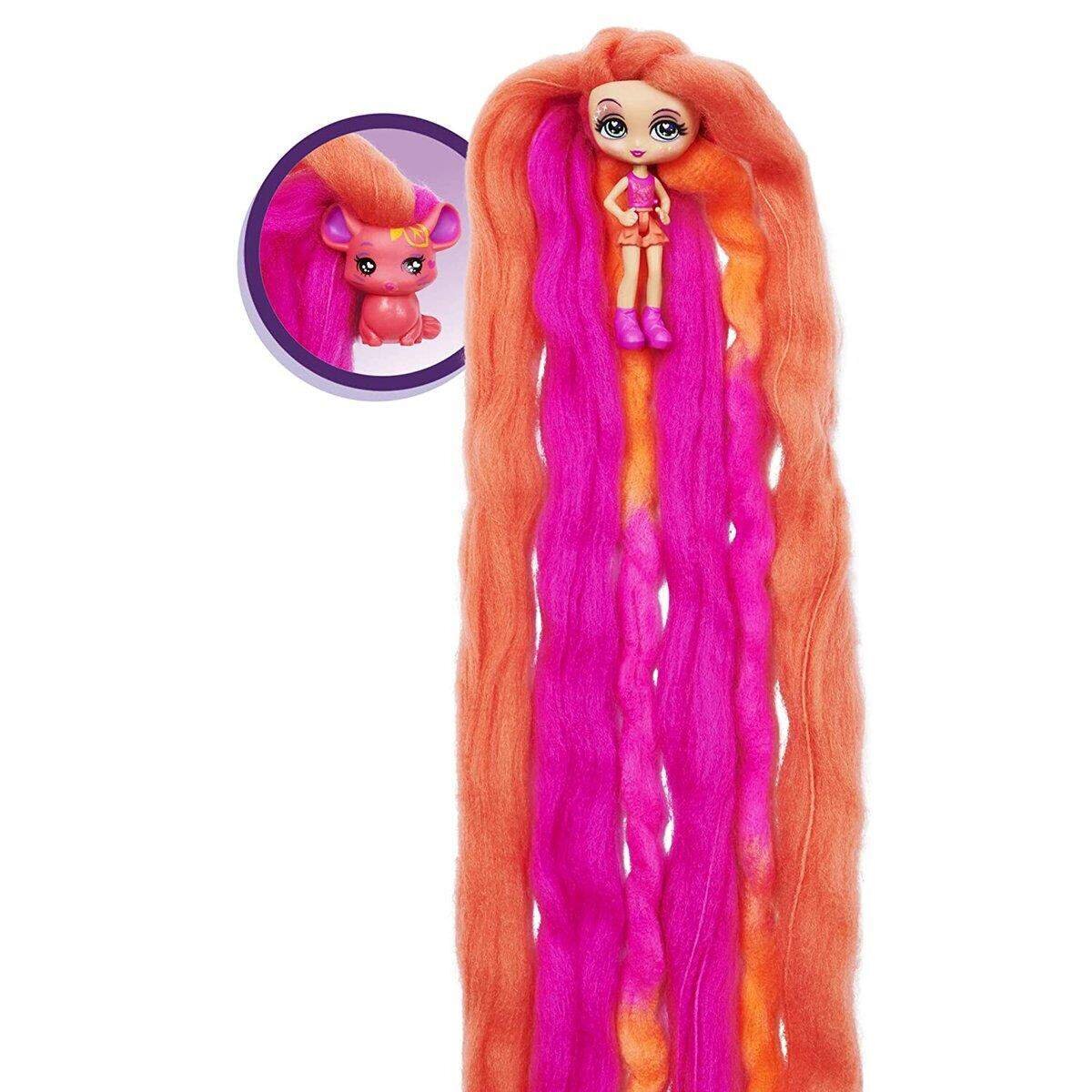 Spin Master Candylocks Puppe mit Tier und Haaraccesoire, 2er Pack, 2-fach sortiert
