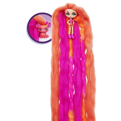 Spin Master Candylocks Puppe mit Tier und Haaraccesoire, 2er Pack, 2-fach sortiert