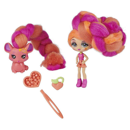 Spin Master Candylocks Puppe mit Tier und Haaraccesoire, 2er Pack, 2-fach sortiert