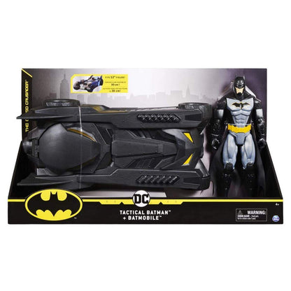 Spin Master DC Comics Bat-tech - Batmobil Fahrzeug und Gelenkfigur