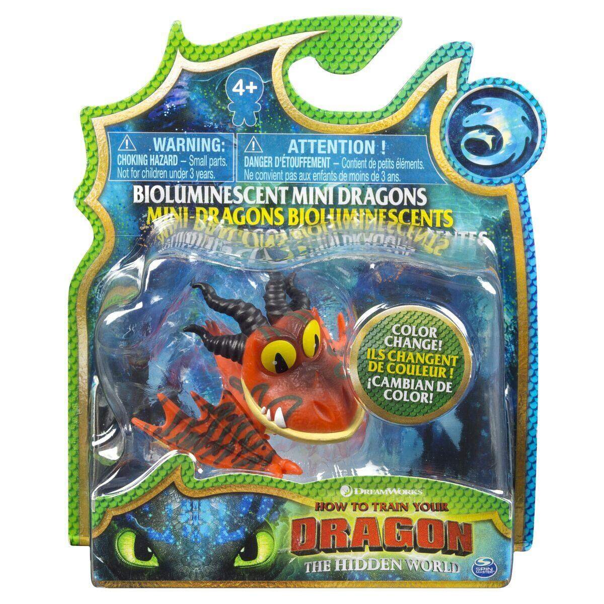 Spin Master Dragons 3 Mini Drachen, leuchtend &  farbwechselnd, sortiert