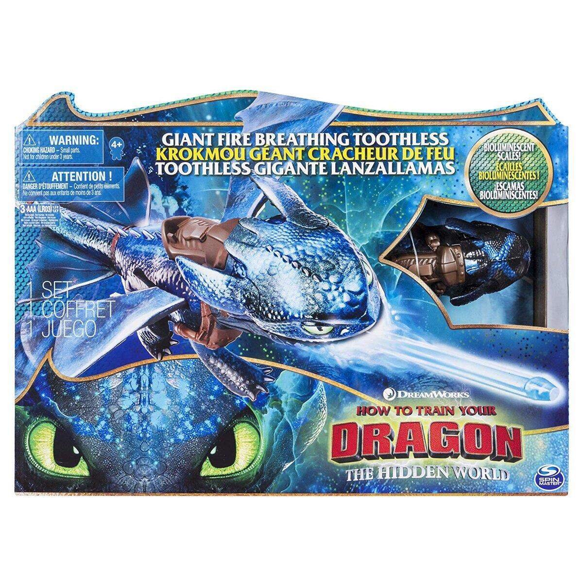 Spin Master Dreamworks Dragons Feuerspuckender Ohnezahn