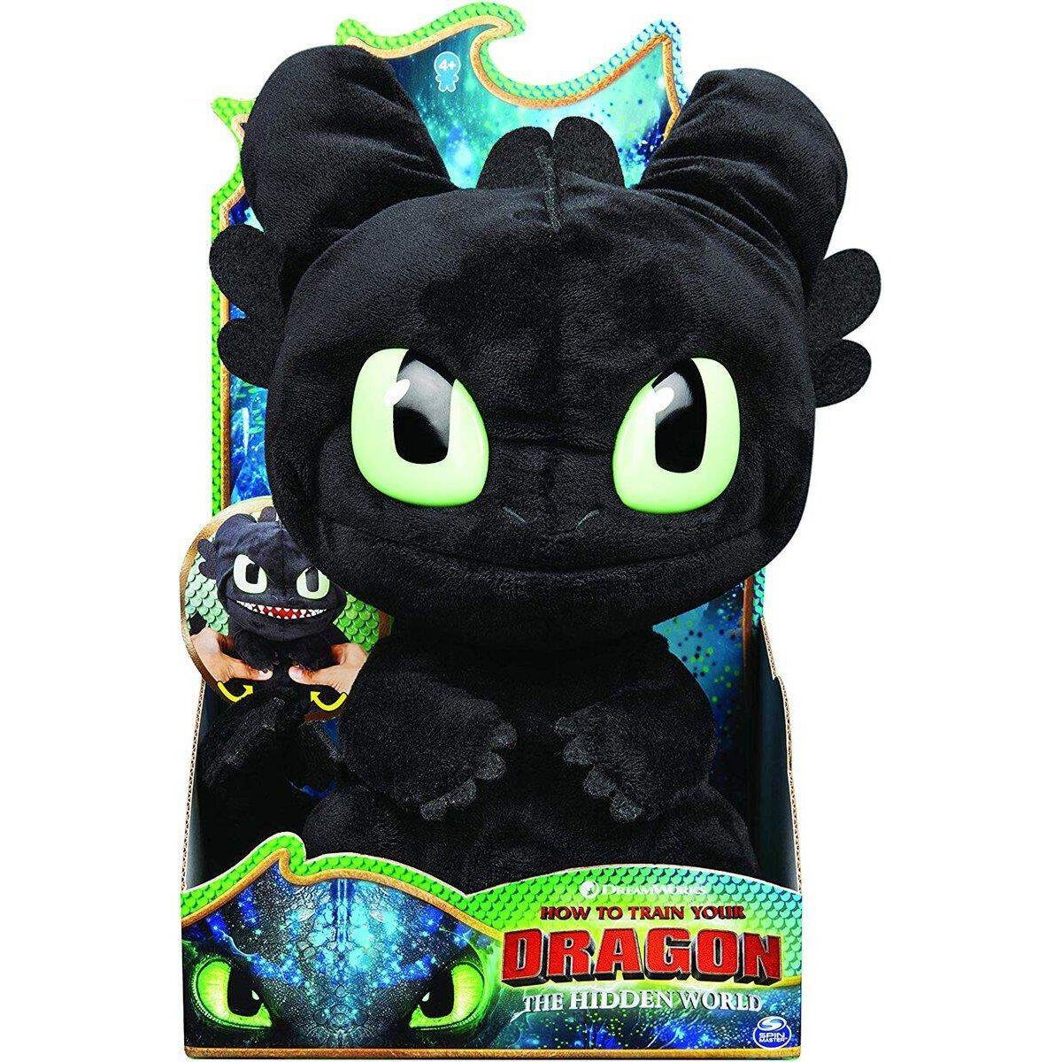 Spin Master Dreamworks Dragons Squeeze & Roar Ohnezahn, 27,9 cm