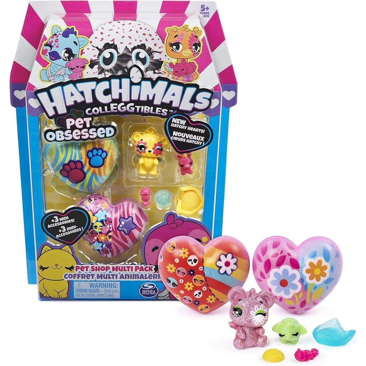 Spin Master Hatchimals Colleggtibles Pet Shop 3er Pack Serie 7, sortiert