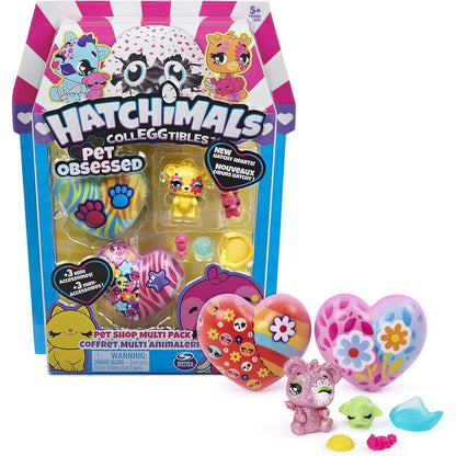 Spin Master Hatchimals Colleggtibles Pet Shop 3er Pack Serie 7, sortiert