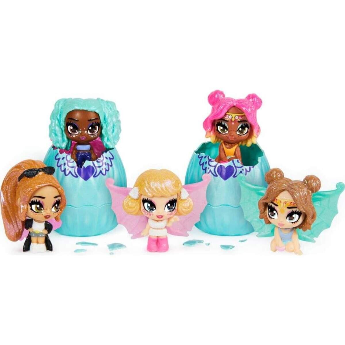 Spin Master Hatchimals Mini Pixies Glitter Angels im 2er-Pack mit austauschbaren Engelsflügeln, sortiert
