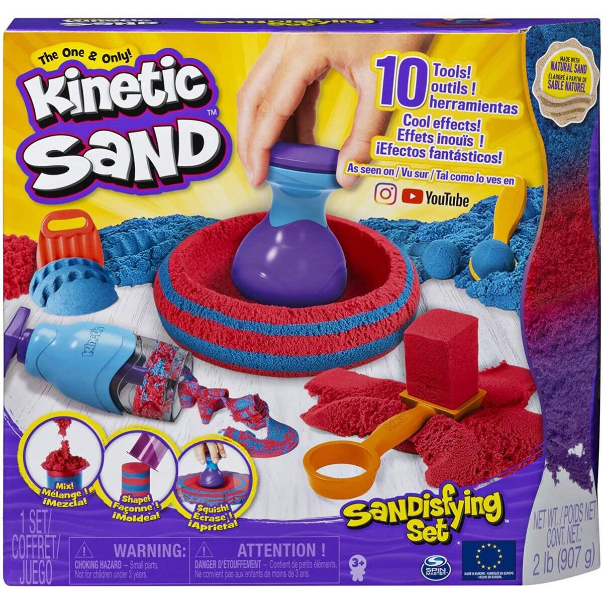 Spin Master Kinetic Sand Sandisfyin Set